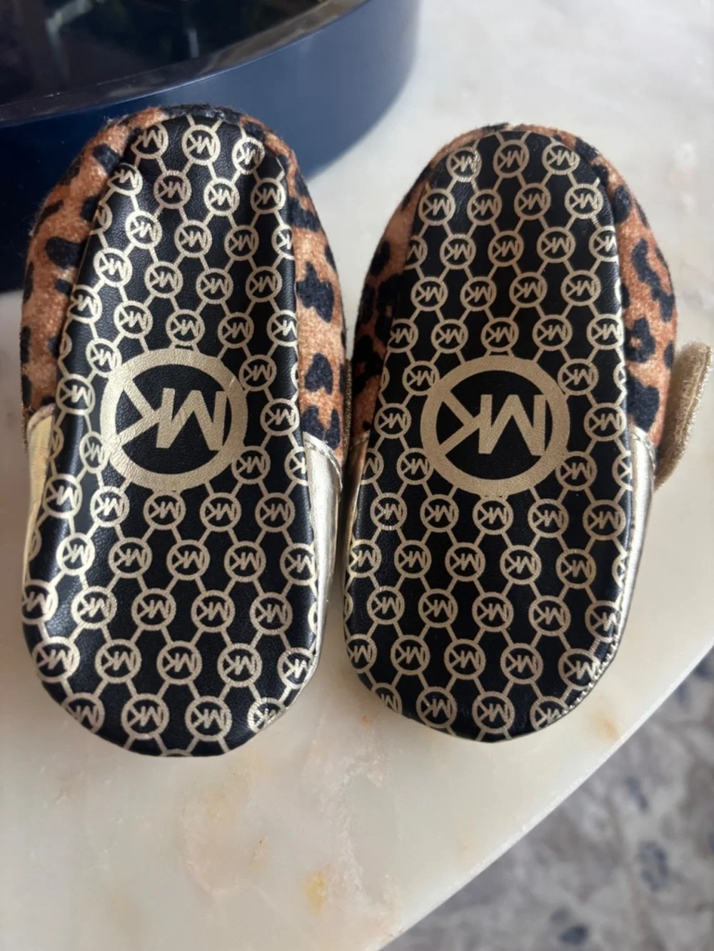 Gold leopard Michael Kors Shoe